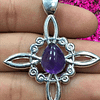 Surya Tienda Holisitca - www.suryatiendaholistica.com.ar - Dije Nudo de Brujas con Amatista EXTRA BAÑO DE PLATA