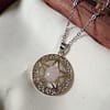Surya Tienda Holistica dije de pentagrama con piedra cuarso rosa