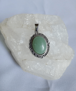 Surya Tienda Holistica - www.suryatiendaholistica.com.ar - Dije Camafeo Cuarzo Verde