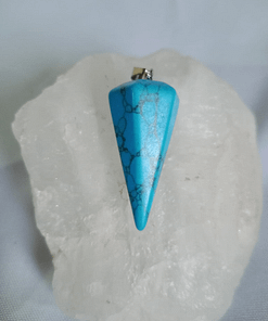 Surya Tienda Holistica - www.suryatiendaholistica.com.ar - Dije Péndulo Turquesa reconstituida