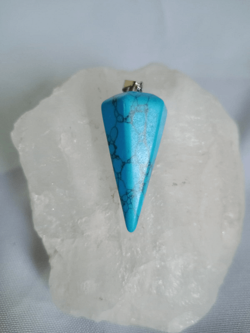 Surya Tienda Holistica - www.suryatiendaholistica.com.ar - Dije Péndulo Turquesa reconstituida